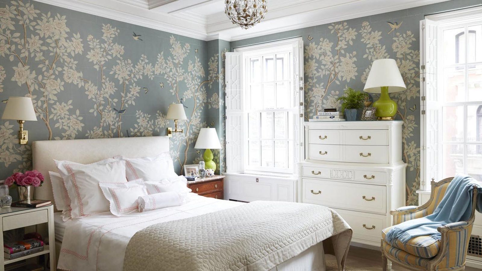 Ideas para renovar el dormitorio con papel pintado 1