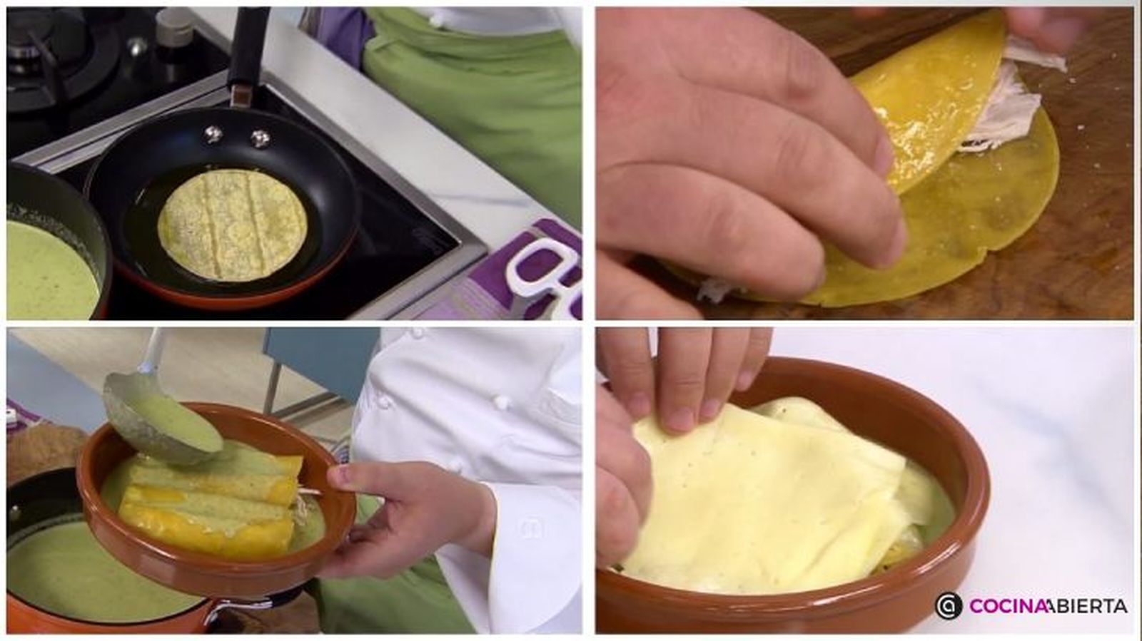 enchiladas suizas paso a paso 2