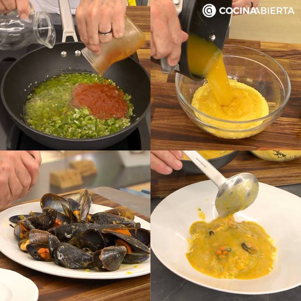 Cómo hacer cuscús con mejillones paso a paso
