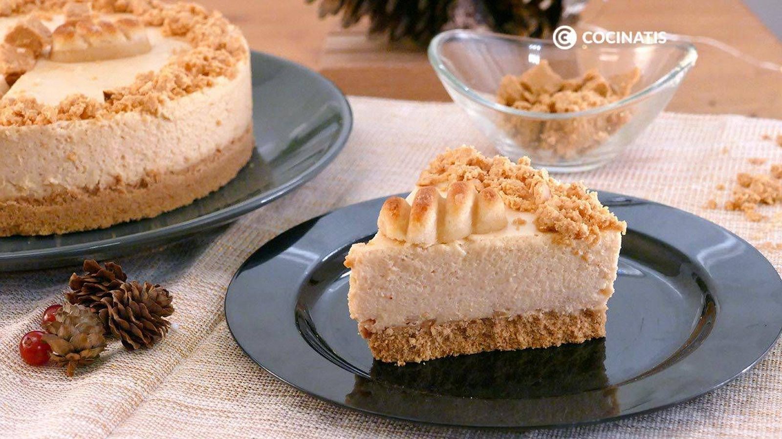 Receta de tarta mousse de turrón