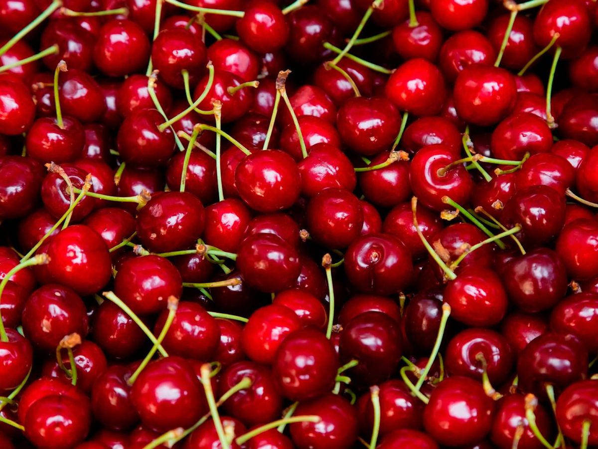 Las cerezas son más grandes y tienen rabito, diferencia con las picotas