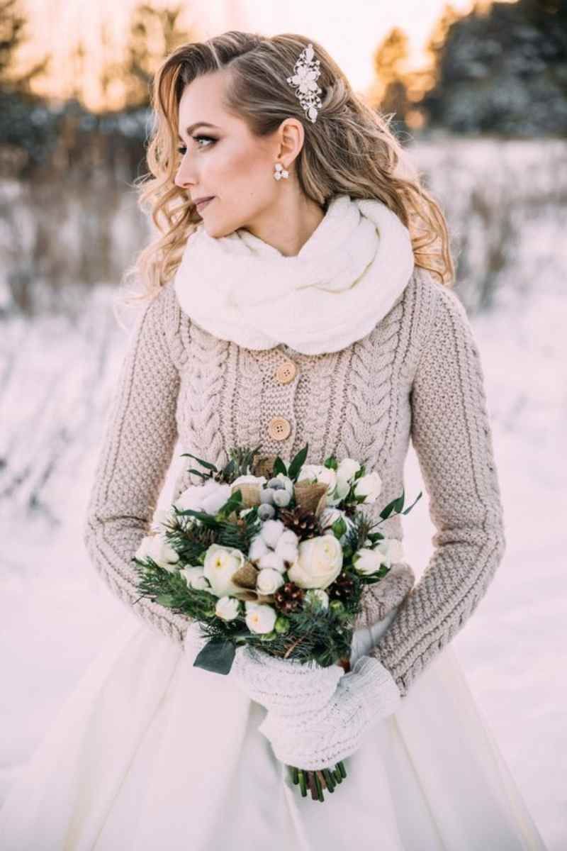 Un jersey de punto, puede marcar la diferencia en tu vestido de novia