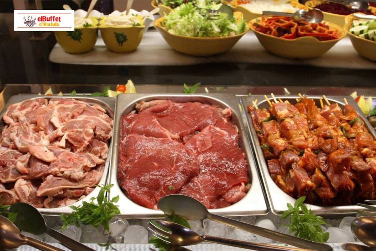 Carnes de calidad en el menú buffet