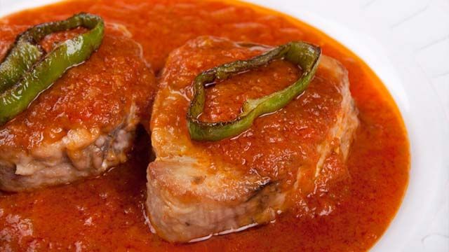 atun con tomate