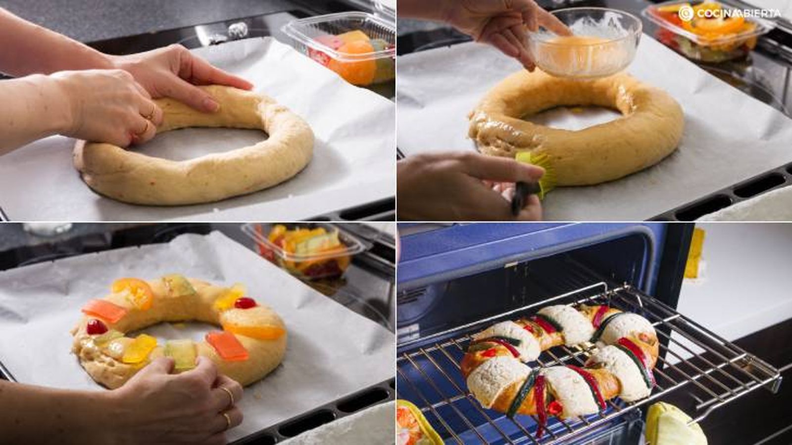rosca reyes mexicana pasos