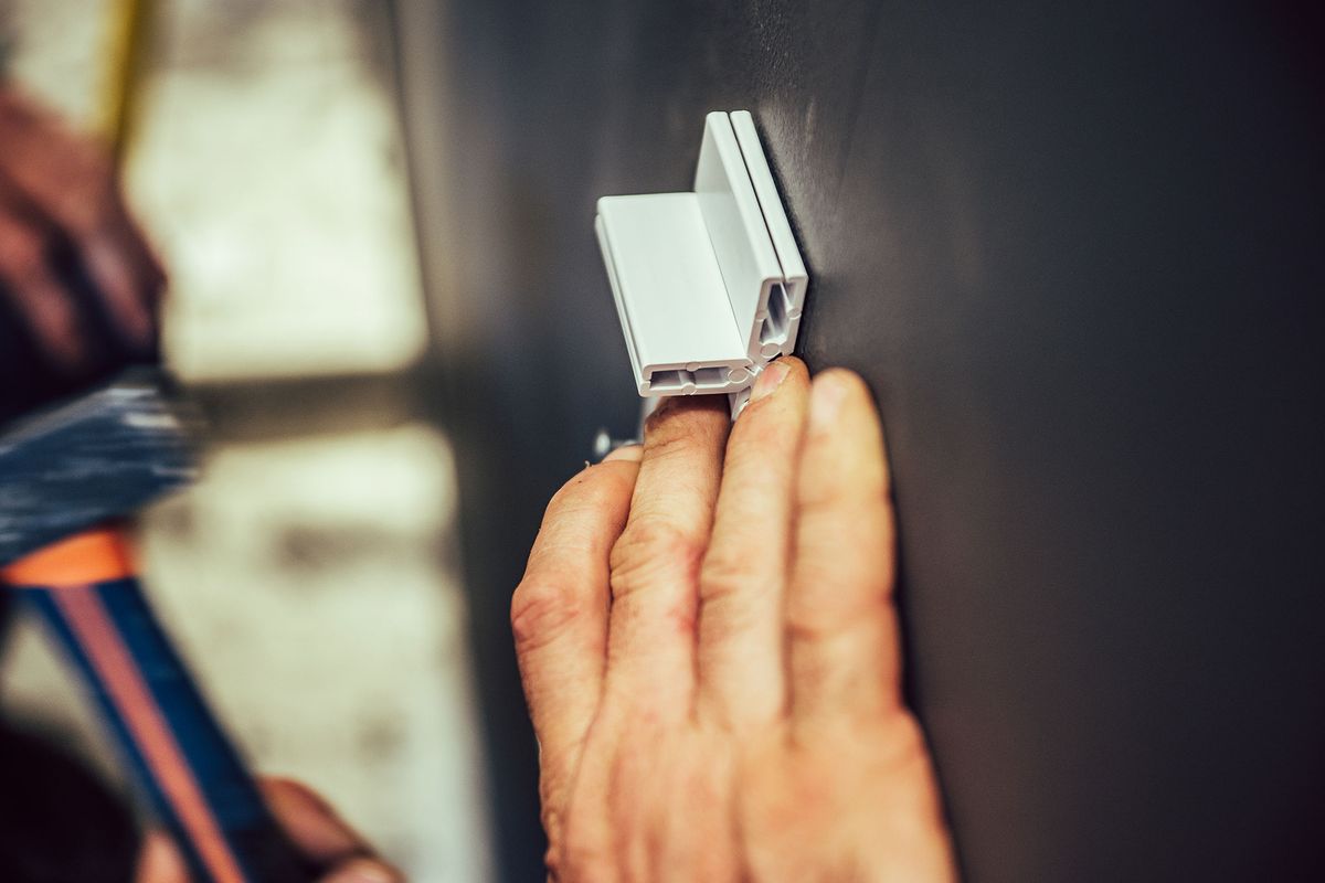 Cómo hacer una pared de bloques de vidrio paso 3