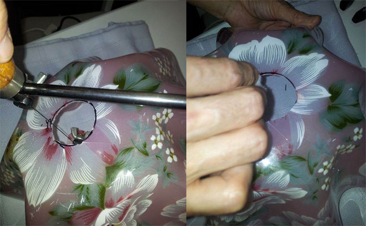 hacer lampara de frutero p5