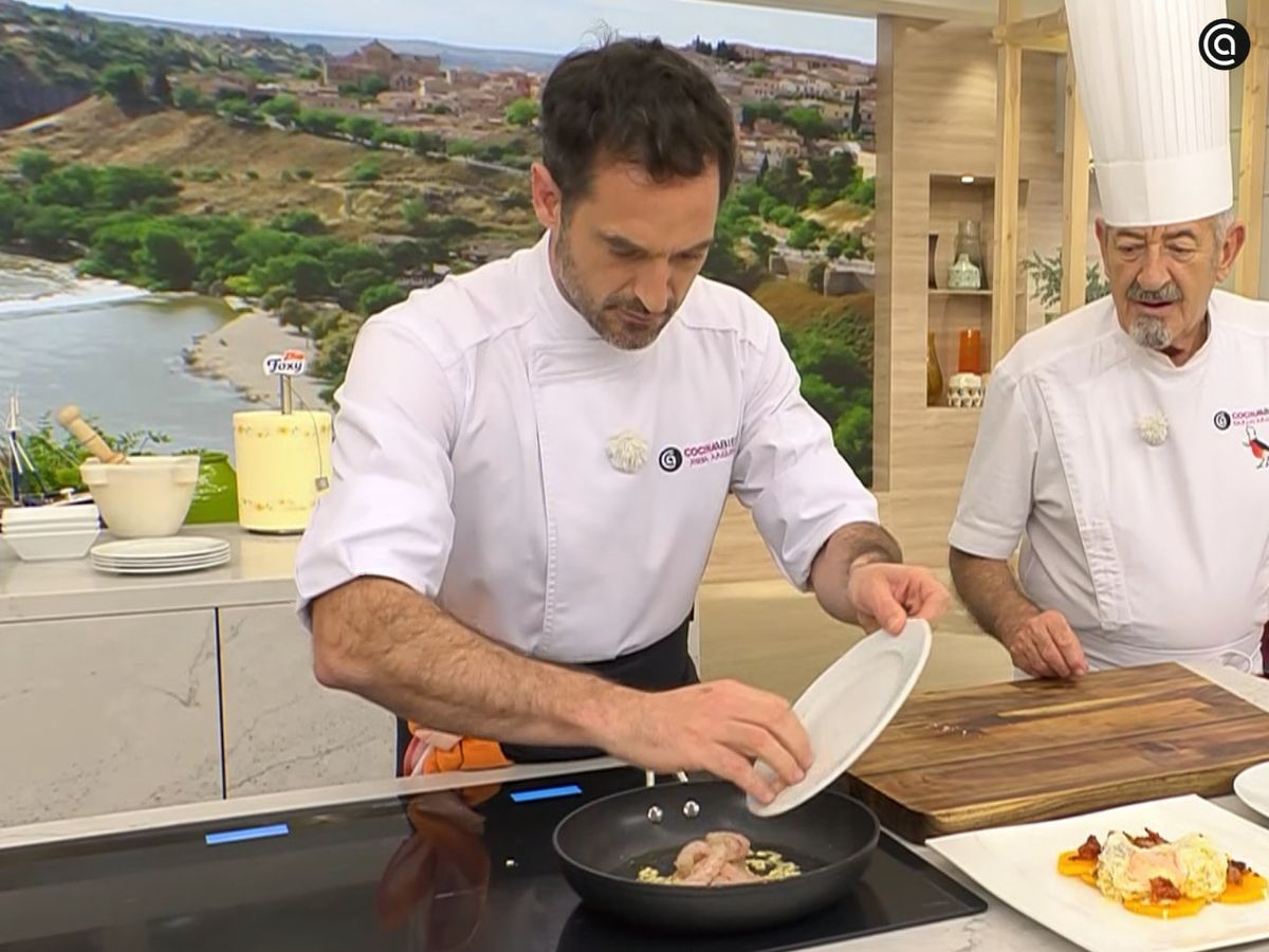 Limón serrano con gambas - paso 4