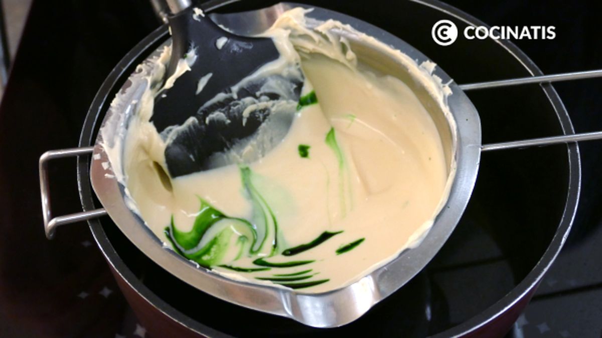 Receta de arbolitos de Navidad de chocolate  paso 1