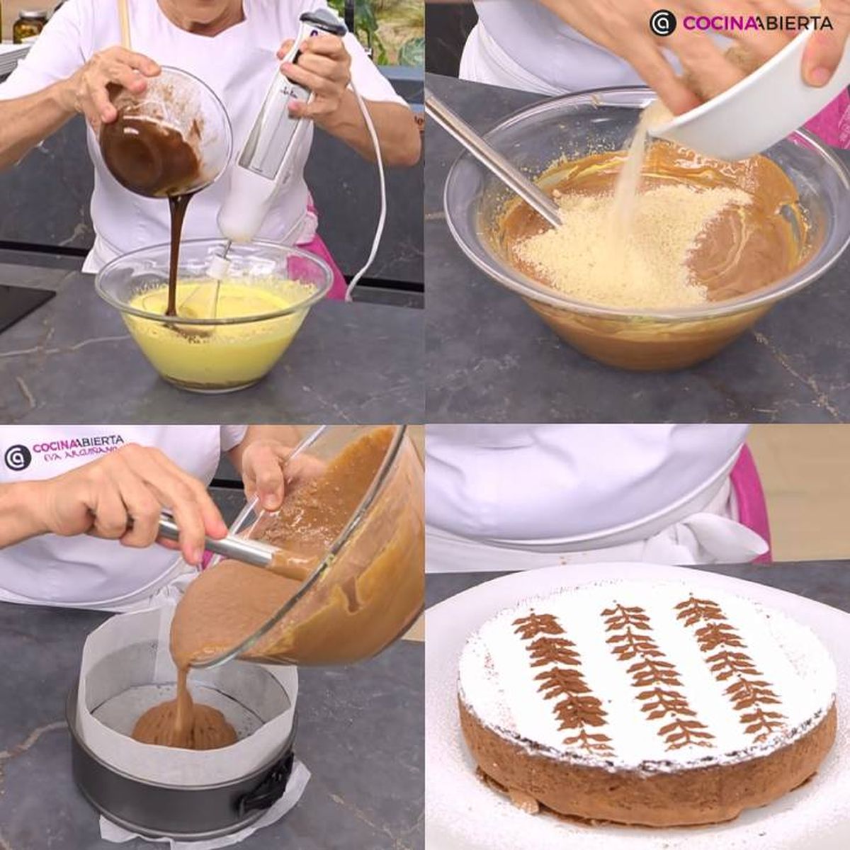 tarta caprese receta pasos