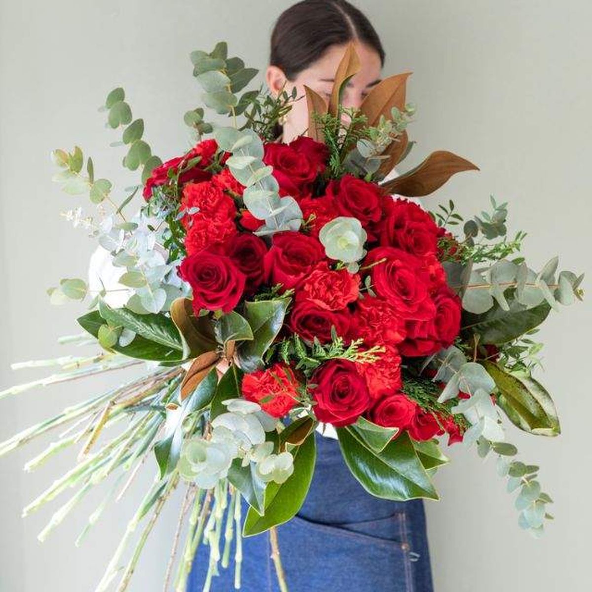 ramo colvin leia rosas rojas