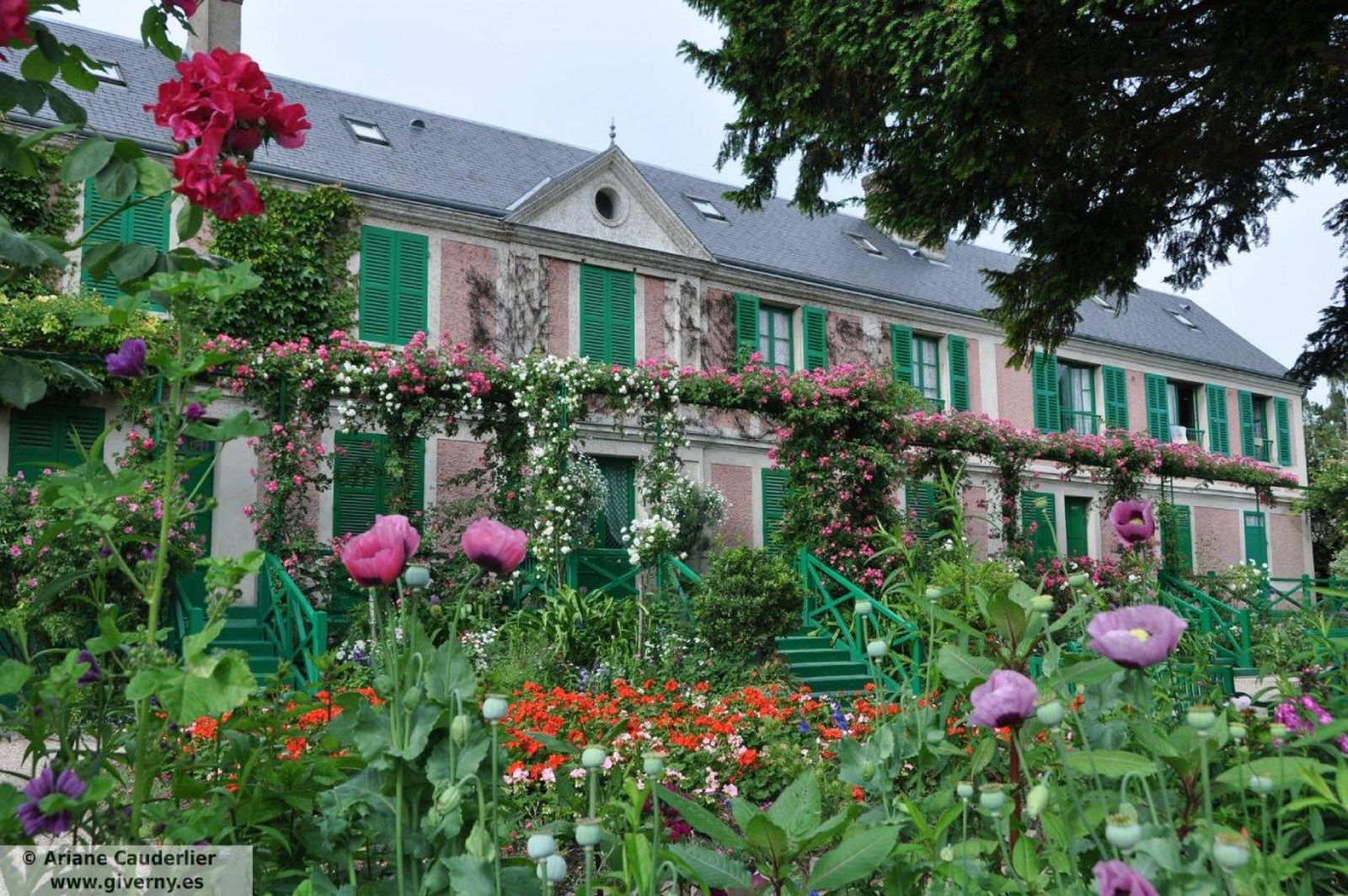 Jardines de la casa de Monet.