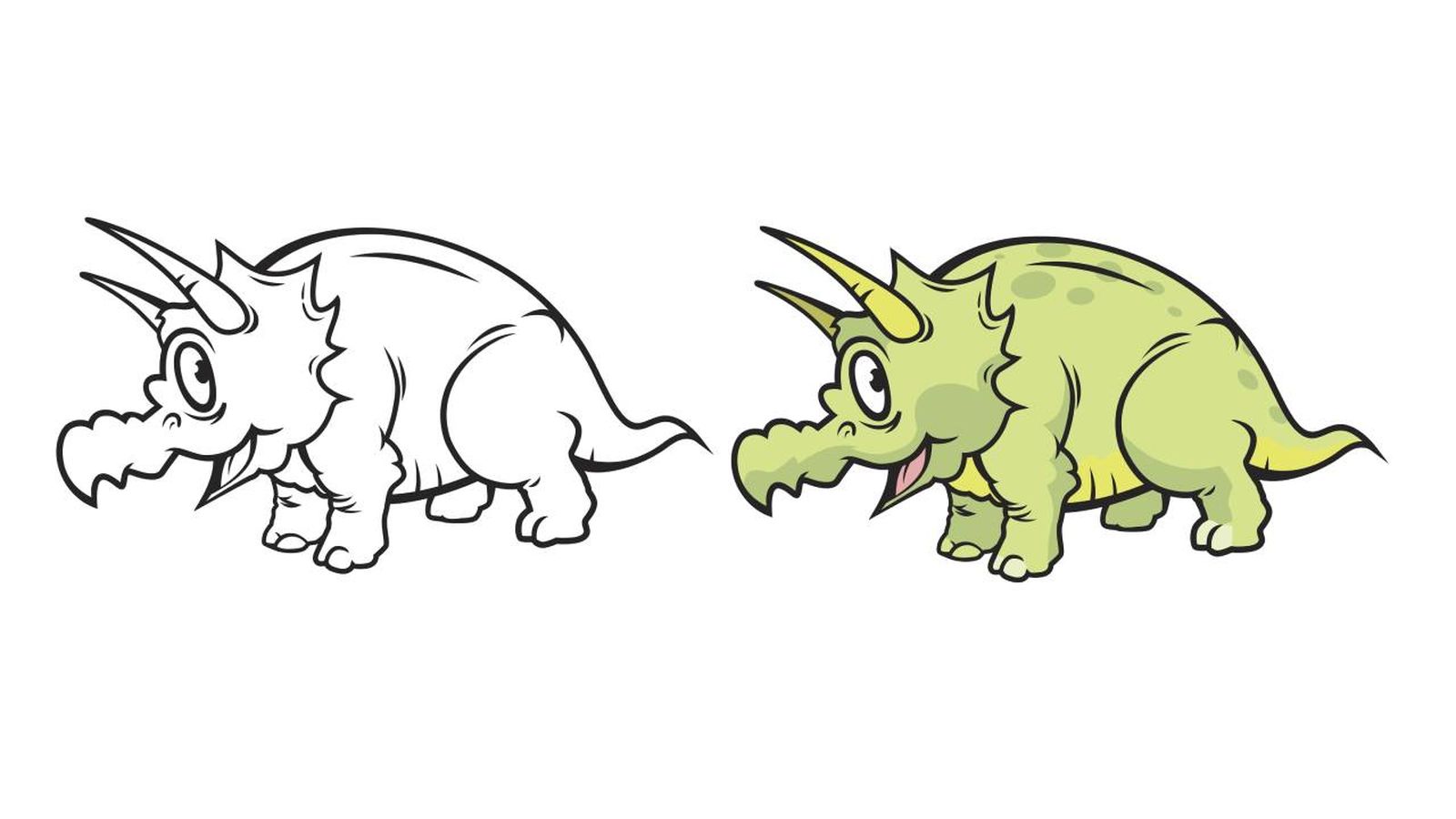 Dinosaurios para colorear.