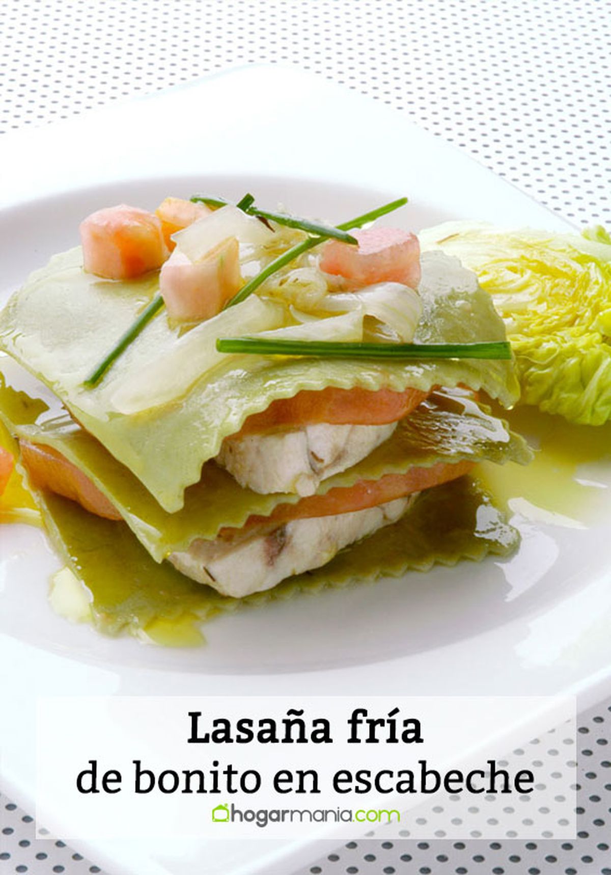 lasana fria de bonito escabechado pin