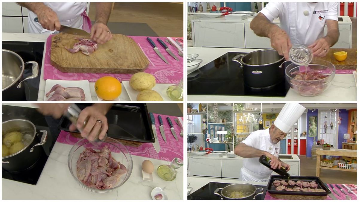 Preparamos las codornices