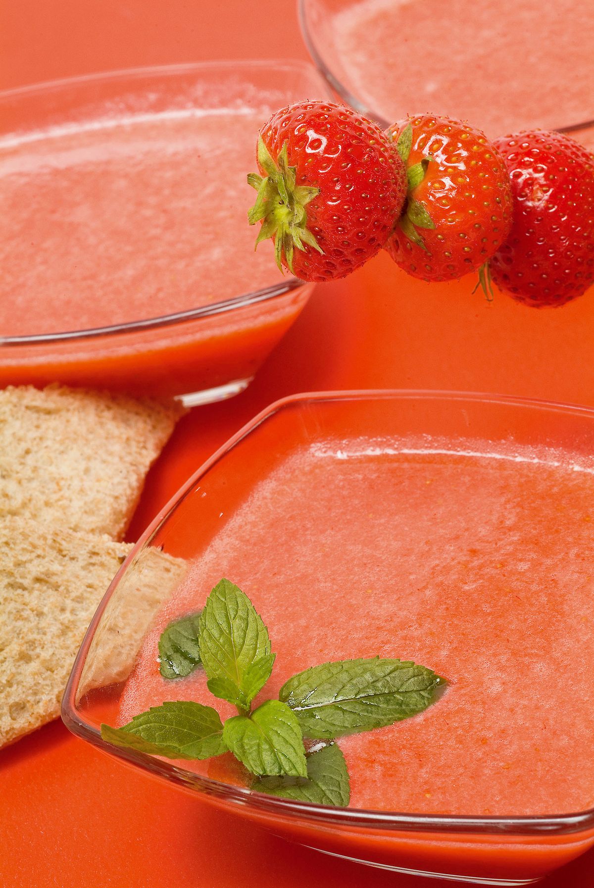 gazpacho de fresas