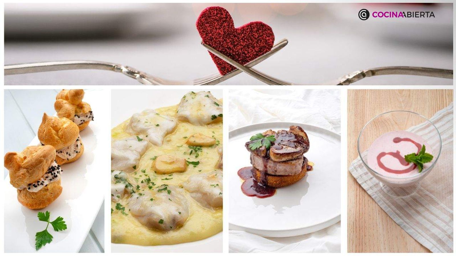 Apunta estas ideas de platos deliciosos para preparar un Menú de San Valentín perfecto