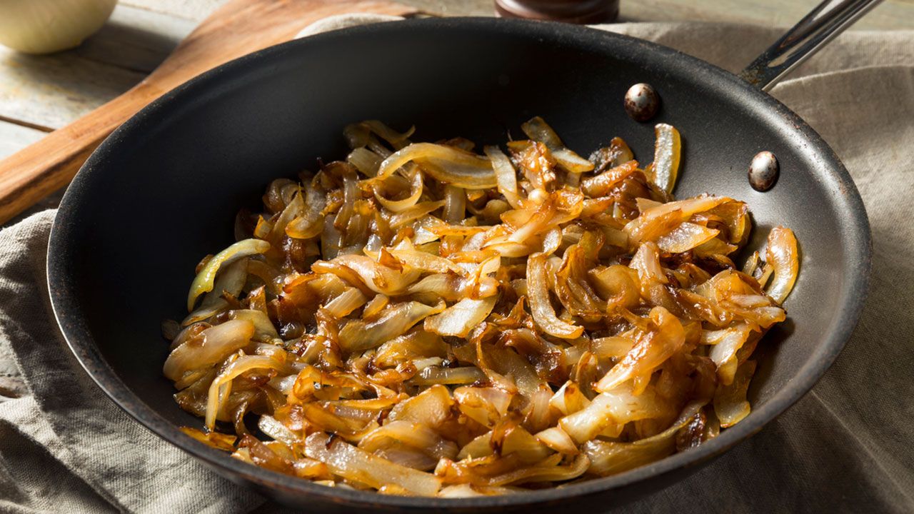 chipirones encebollados cebolla caramelizada