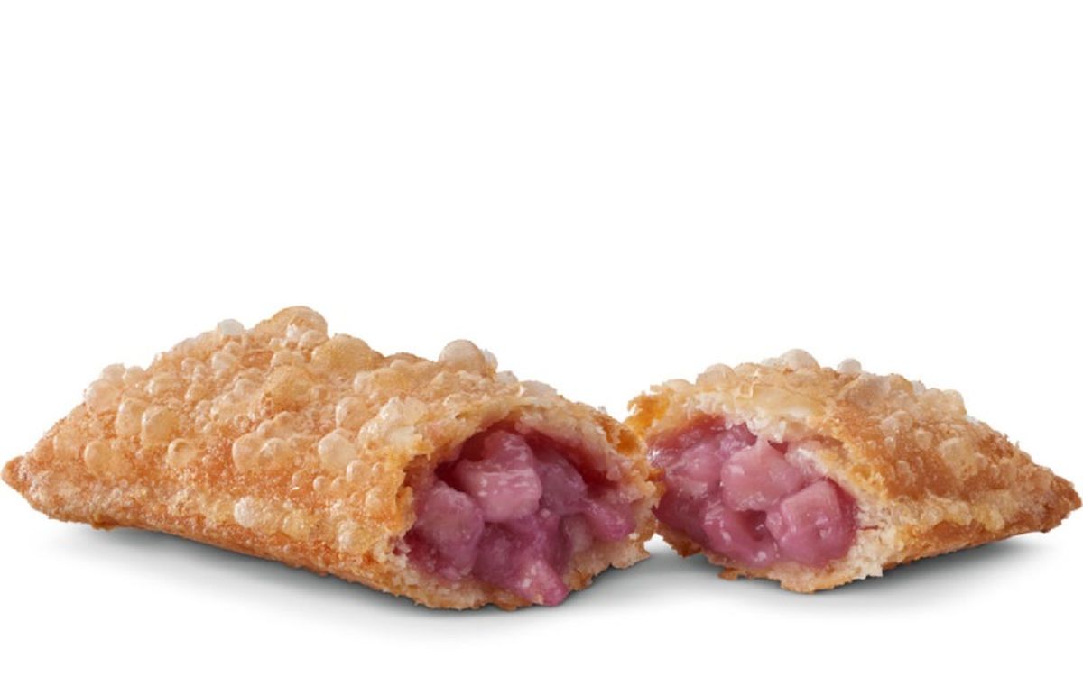 El pastel de taro se lanzó por primera vez en China.