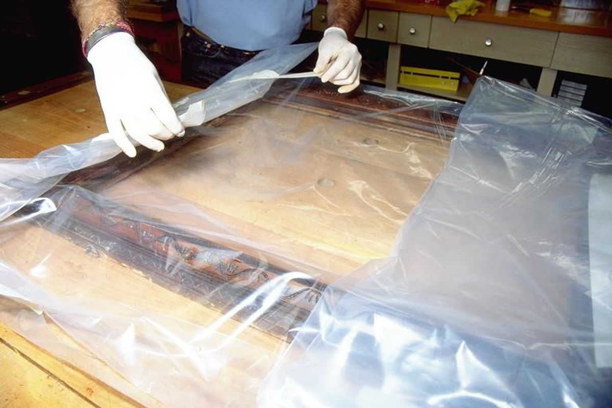 Restaurar el marco de un cuadro paso 3