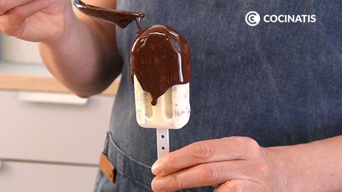 Receta de helados de Kinder Bueno   paso 6