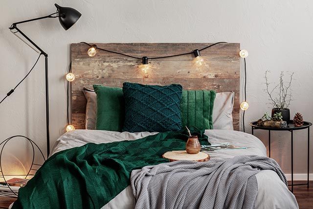 dormitorio estilo rustico moderno
