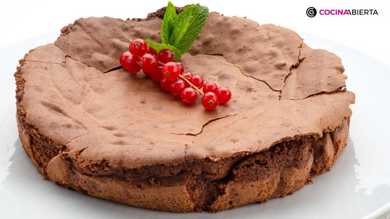 Receta de tarta tenerina de chocolate