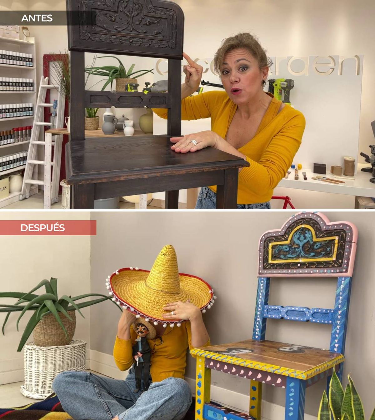 pintar muebles antes y despues 3