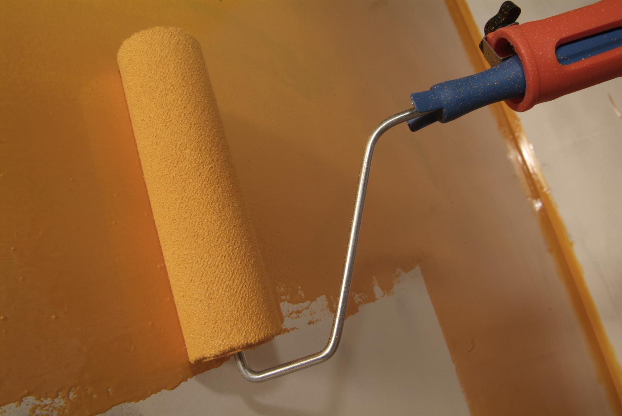 Pintar pared de obra de cocina paso 5