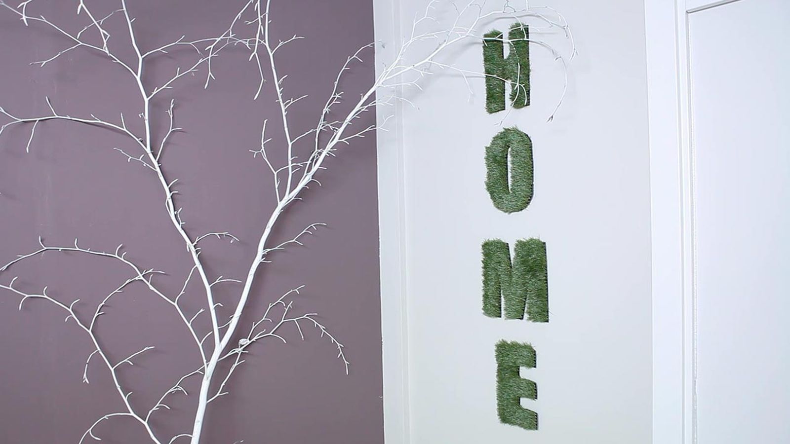 Como hacer letras decorativas con cesped artificial