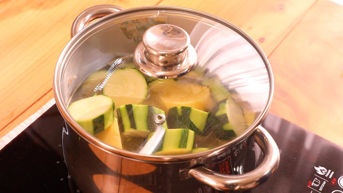 Receta de crema de calabacín   paso 5