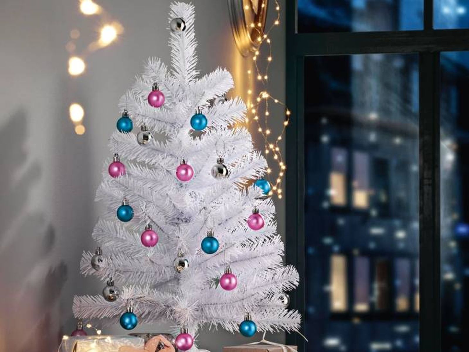 arbol lidl blanco