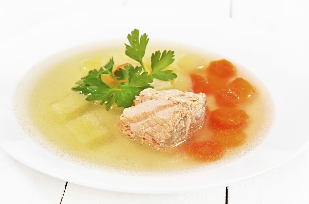 caldo de pescado