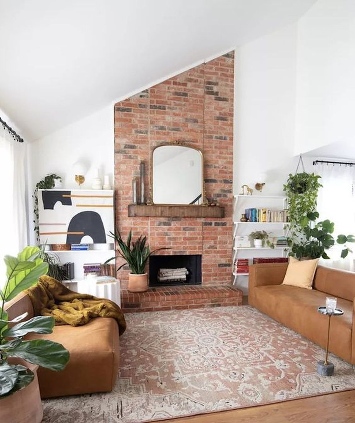 chimenea rustica ladrillo 4