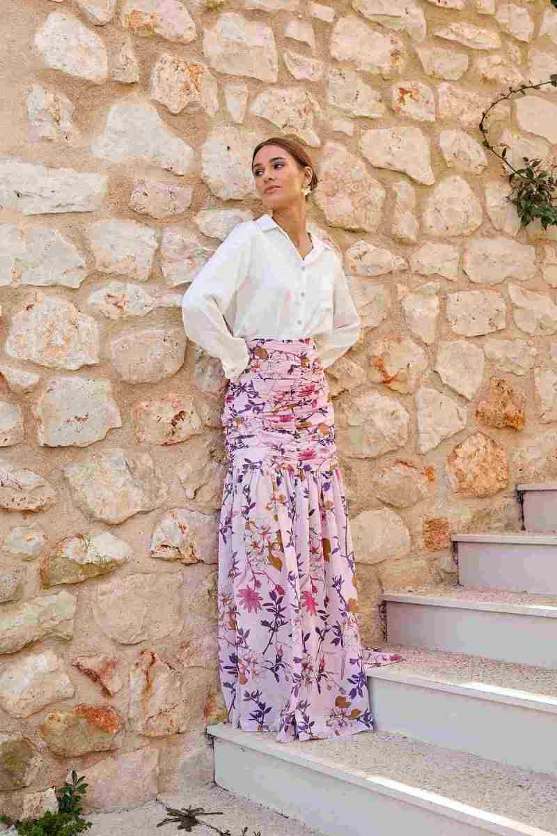 falda flores bruna