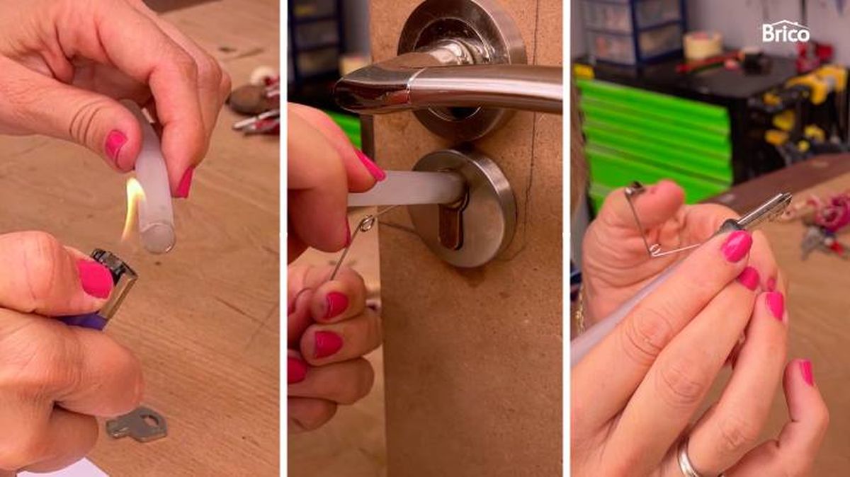 bricomania como sacar una llave partida de una cerradura 2