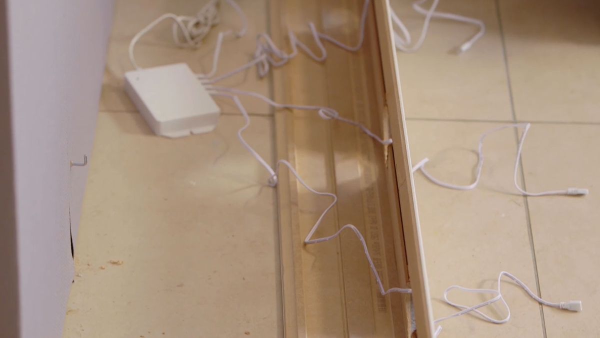 Cañas de bambú decorativas y luminosas paso 9