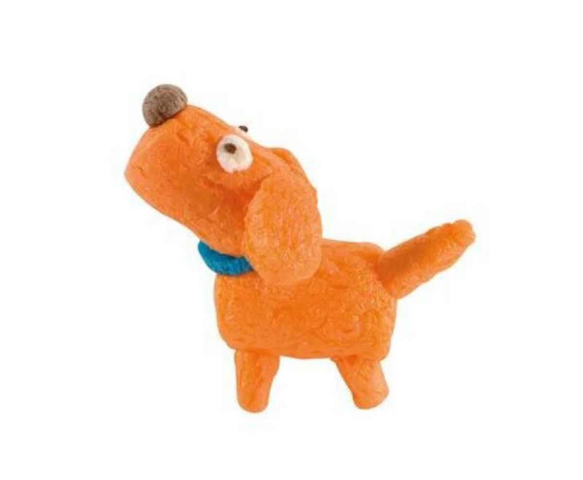 Perrito hecho con playmais.