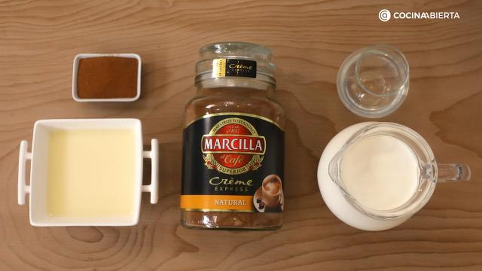 Helado cafe marcilla ingredientes