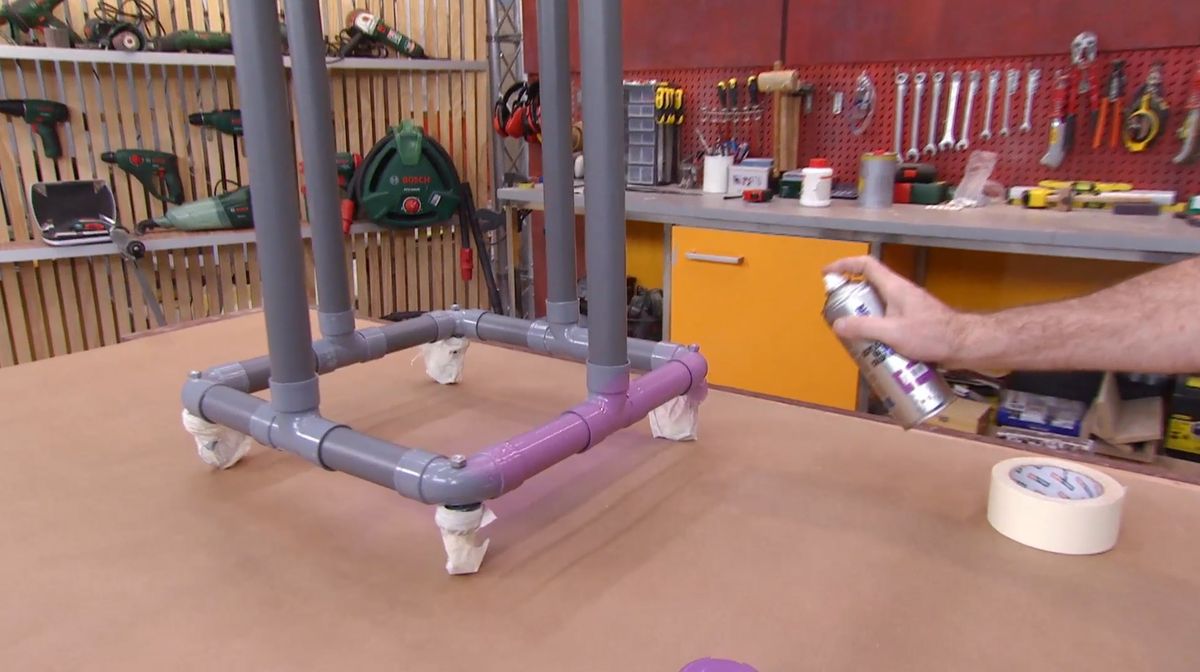 Carro de PVC para basura paso 9