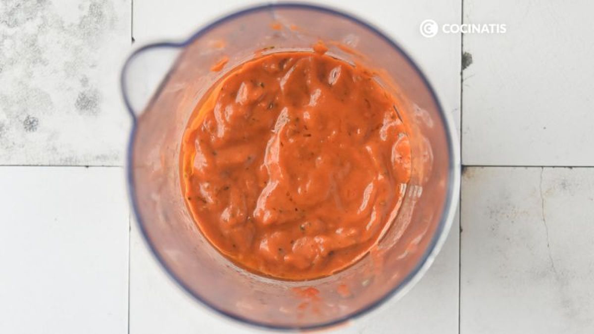 Trituramos la salsa gaucha