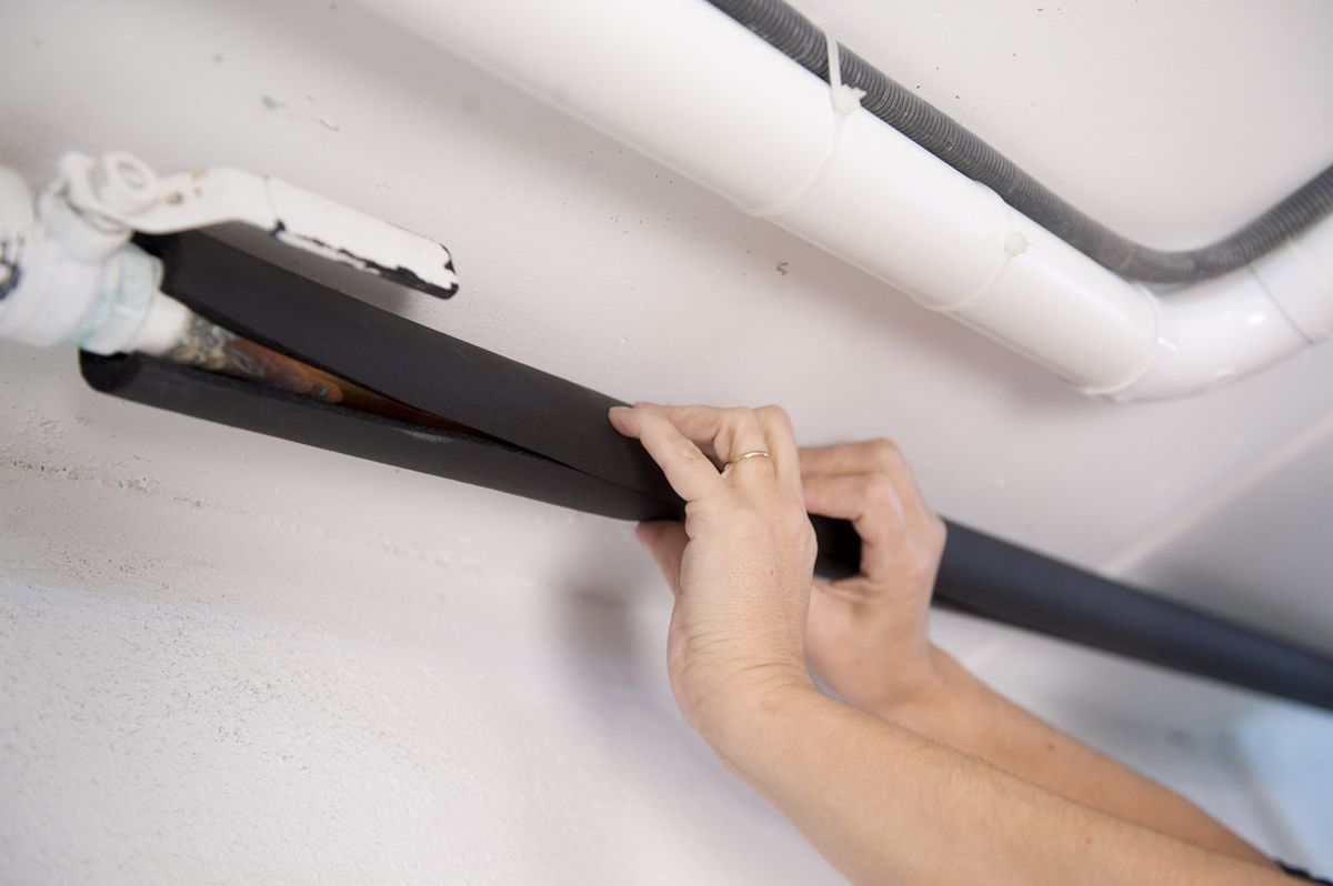 Aislar tubería de agua paso 5