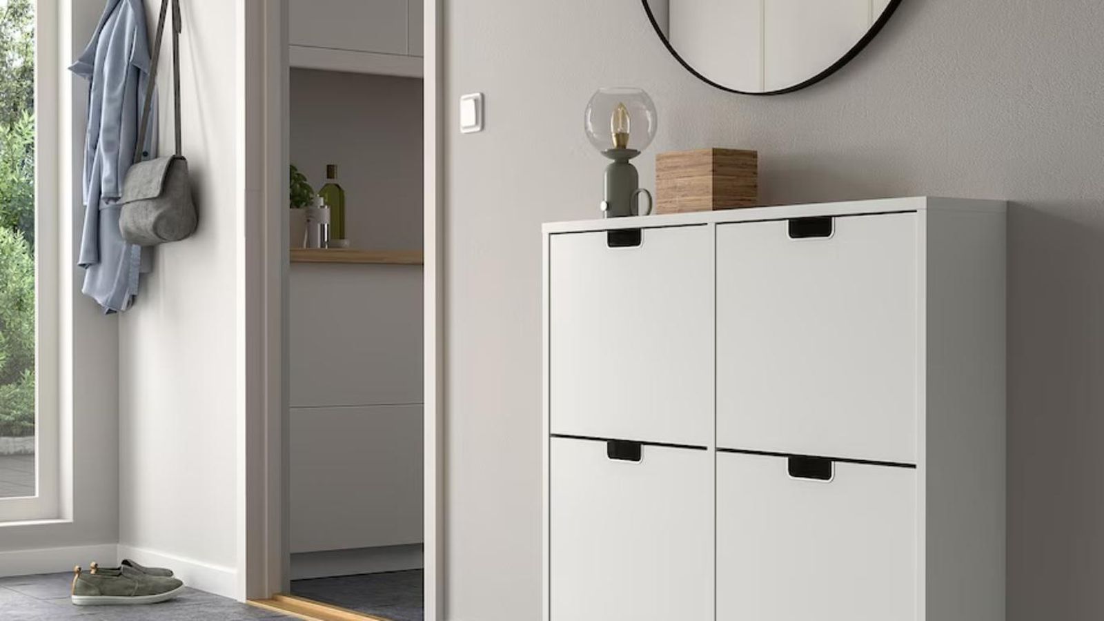 Recibidor con zapatero STÄLL.