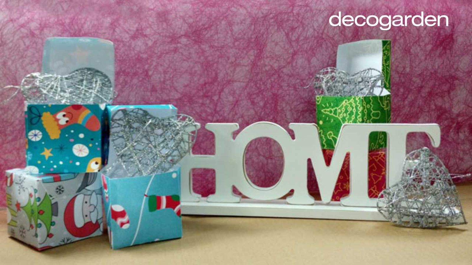 Cajas para regalos pequeños de Navidad.