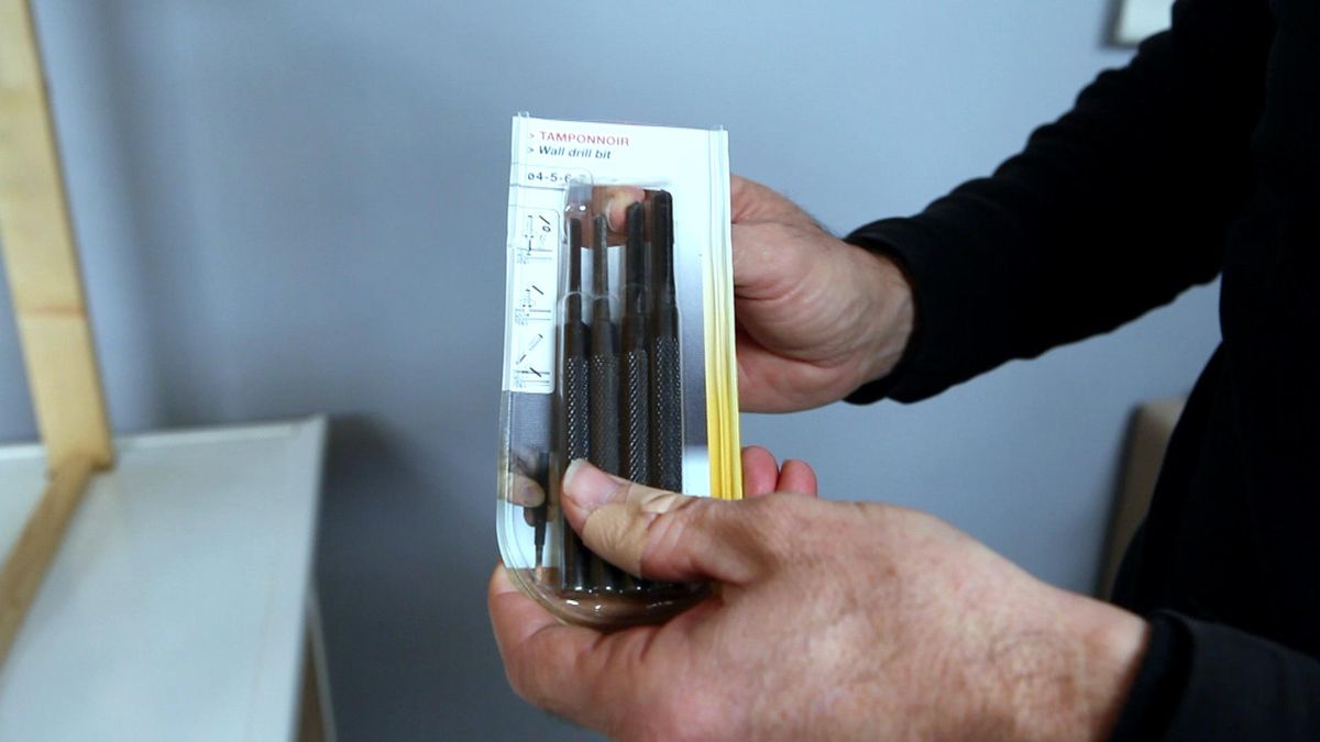 Broca de mano paso 1