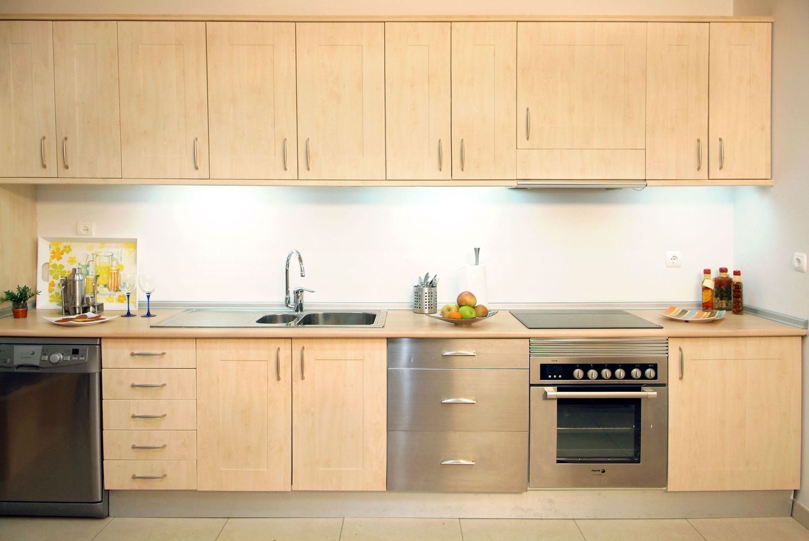 Nueva encimera de cocina