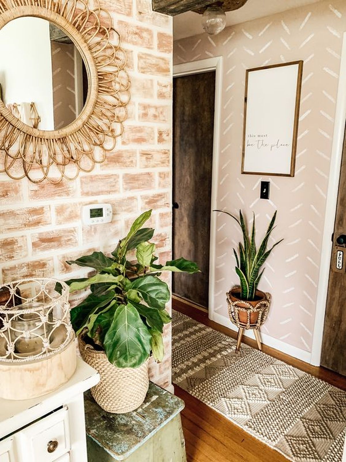 pintar pared esponja ladrillos 2