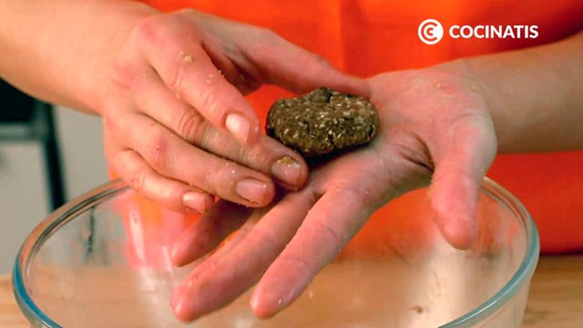 Receta de galletas de avena y nueces sin gluten   Paso 5