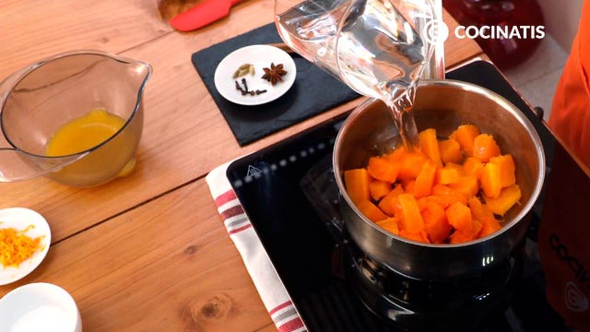 Receta de mermelada de calabaza y naranja sin azúcar  paso 2