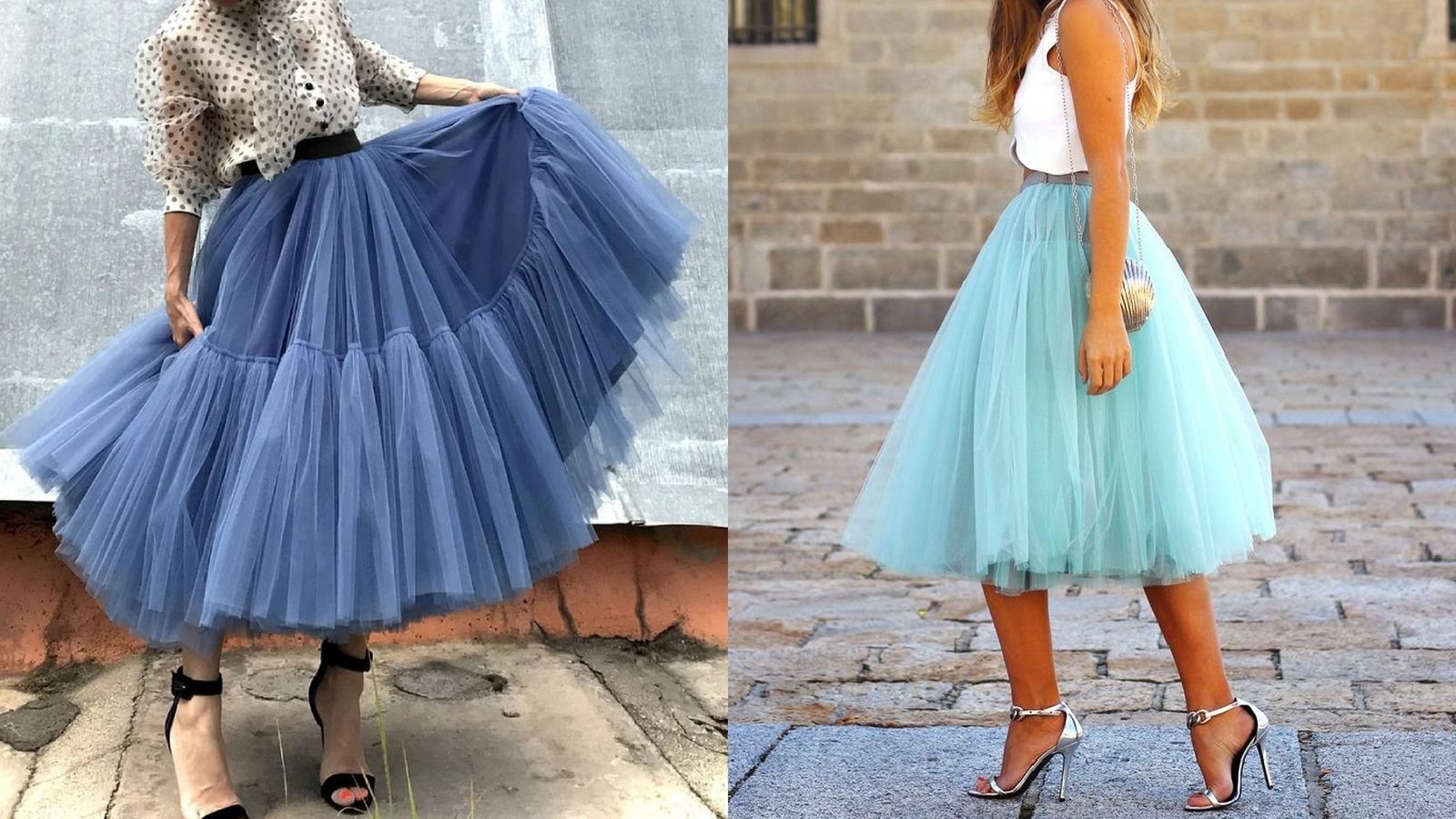 A la hora de elegir tu falda de tul, ten presente el largo, el color y el volumen / Fotos: Pinterest